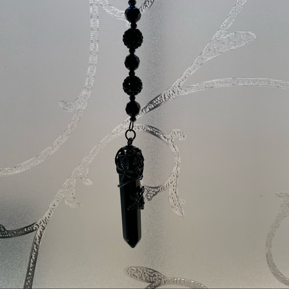 Gemstone Point Crystal Necklace - Picture 9 of 14